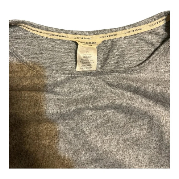 Lucky Brand high low gradient ombré light weight sweater - Picture 5 of 7